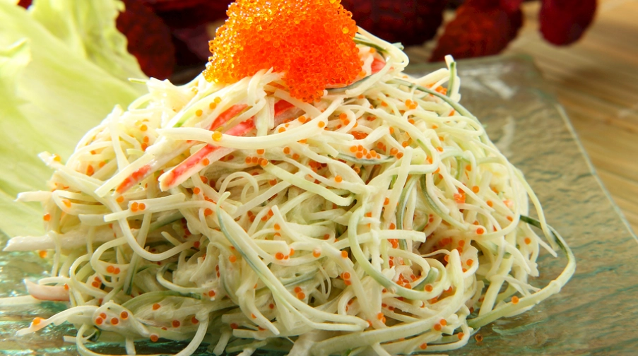 蟹柳沙律食譜 蟹柳沙律食譜