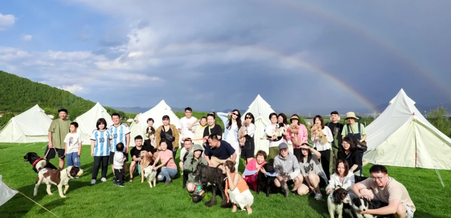 帶狗露營